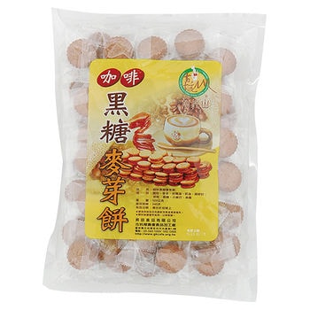 【古坑農會】加比山咖啡黑糖麥芽餅-500g-包  (2包組)