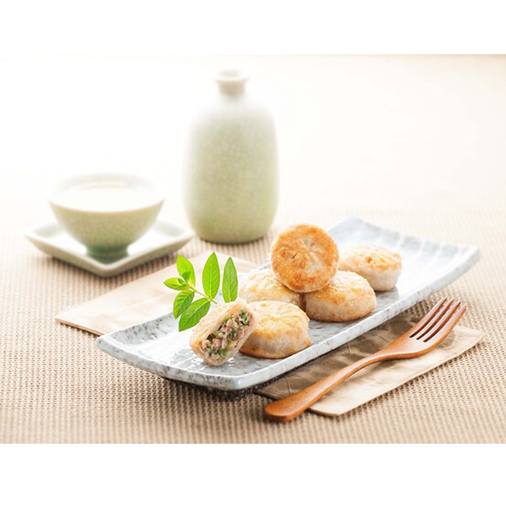 【三星農會】翠玉蔥肉餡餅-500g-20入-包(2包組)