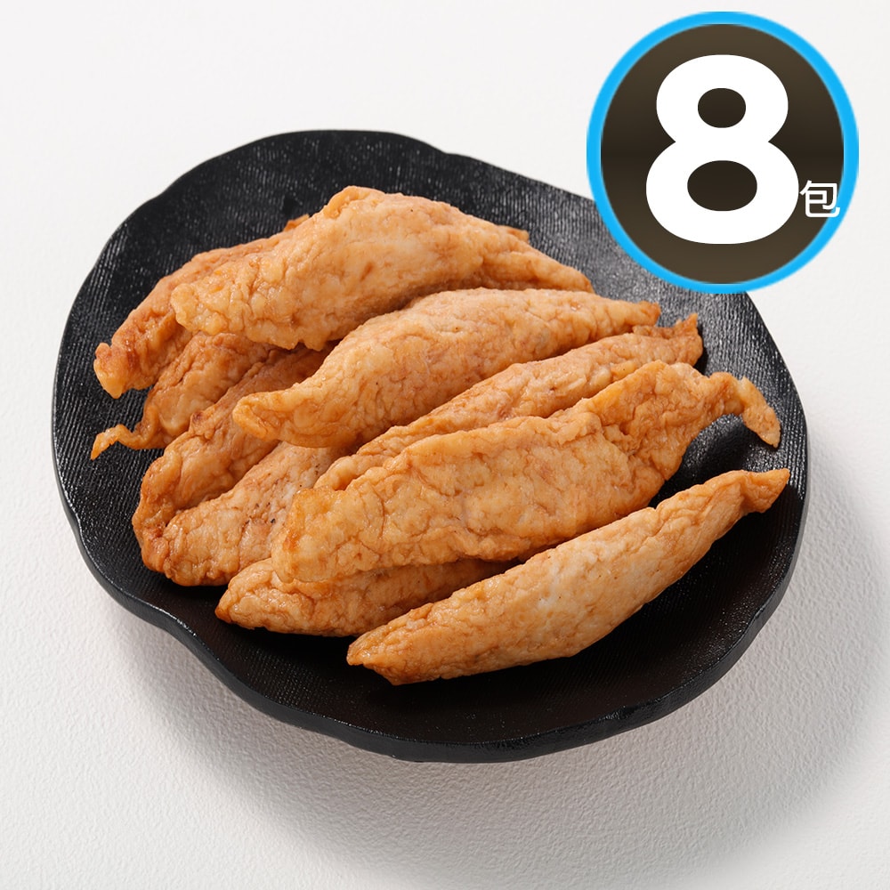【華得水產】東港旗魚爆蛋黑輪8包組(300g/包)