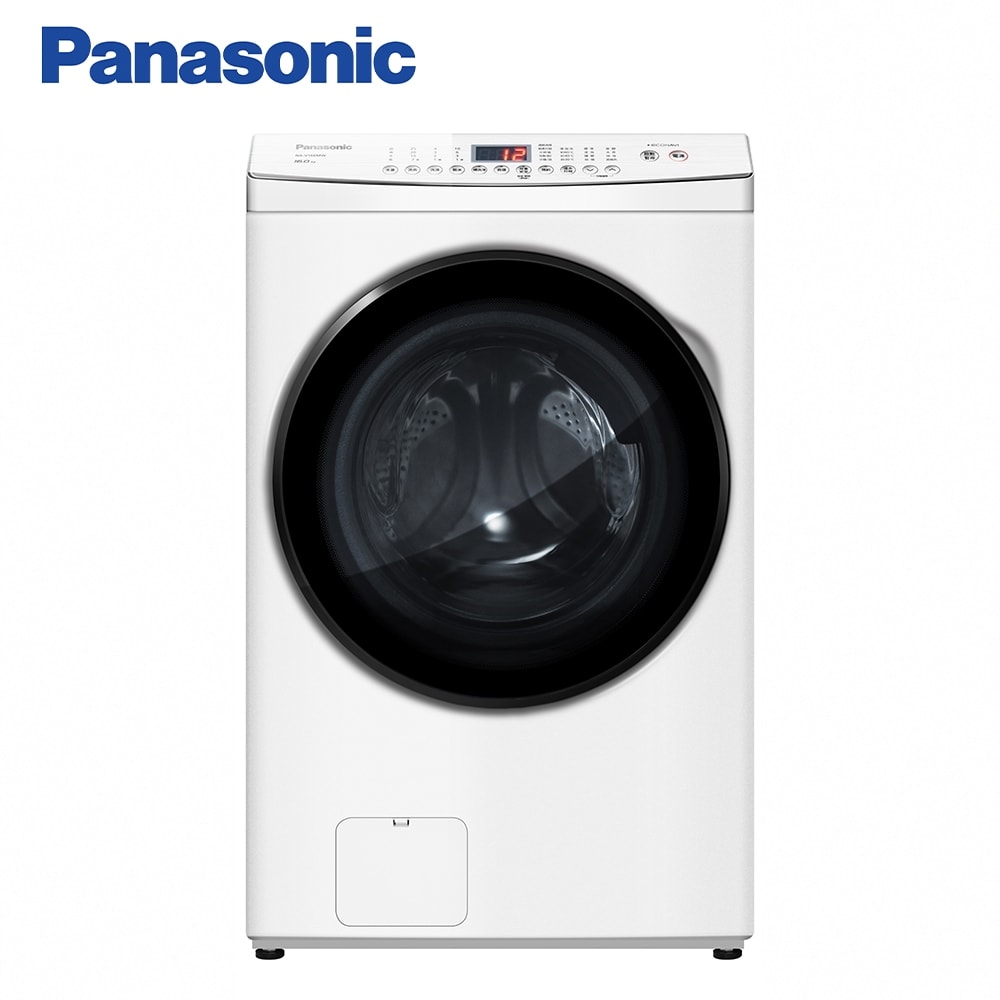 【Panasonic 國際牌】17公斤溫水泡洗淨洗脫滾筒洗衣機  NA-V170MW-W