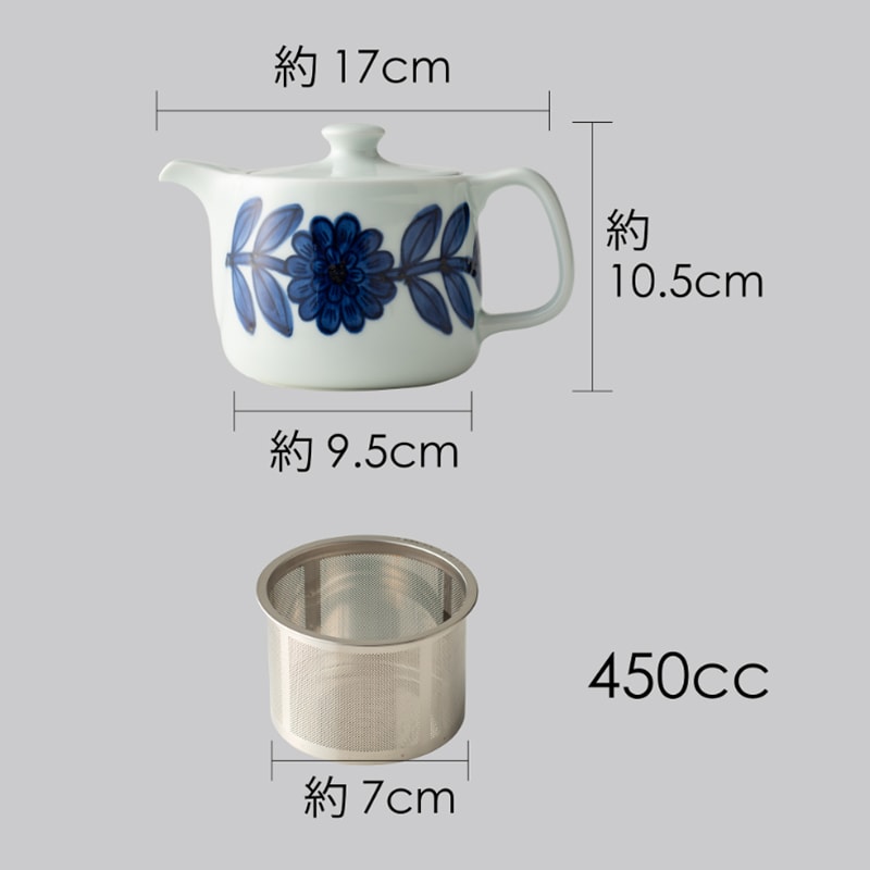 【波佐見燒】日本 大花雛菊/唐草 茶壺 (3款可選) 泡茶壺 茶壺 茶具 日本茶壺 手工茶壺