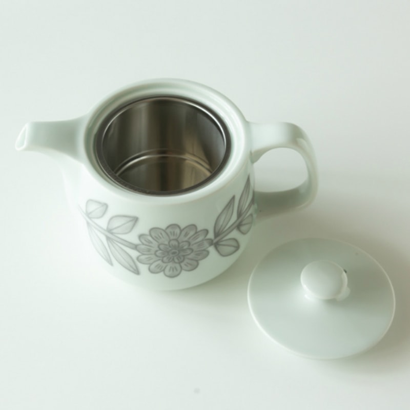 【波佐見燒】日本 大花雛菊/唐草 茶壺 (3款可選) 泡茶壺 茶壺 茶具 日本茶壺 手工茶壺