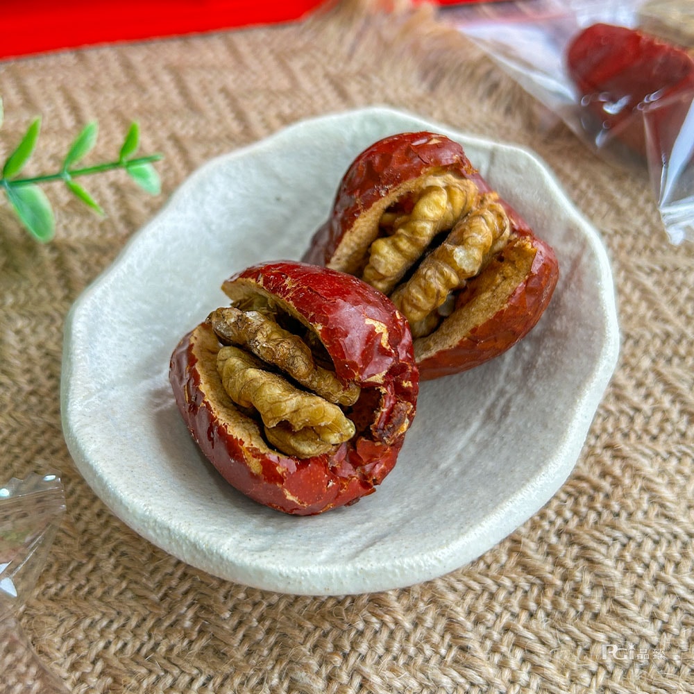 【汎宇】新疆紅棗夾核桃(250g)_6包組