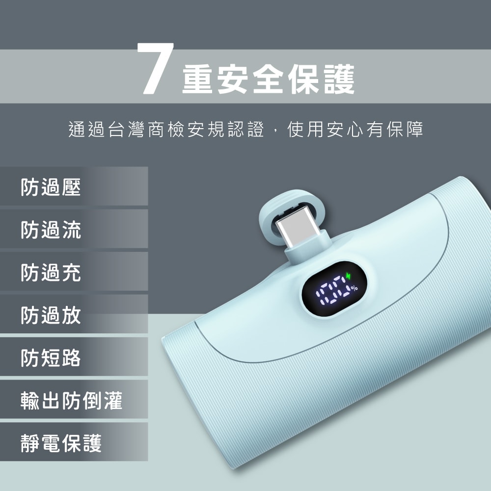 【AWSON 歐森】5000mAh直插式快充行動電源 AWP-5710 / AWP-5711 支架/PD20W-款式任選