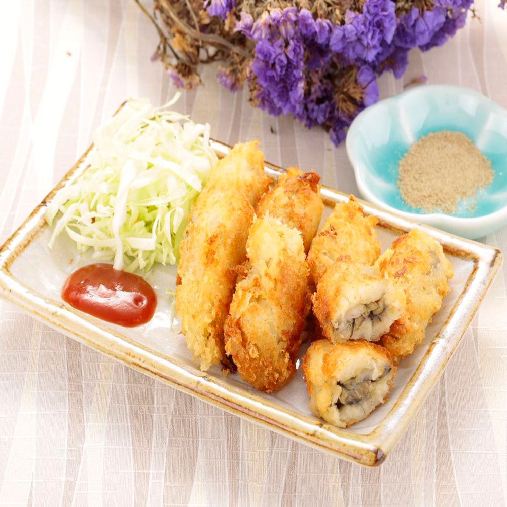 【華得水產】日本愛媛縣酥炸爆漿大牡蠣(約20粒/500g/包)