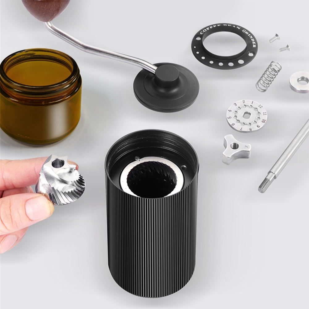 【FUJI-GRACE 日本富士雅麗】精品全金屬磨盤手搖磨豆機