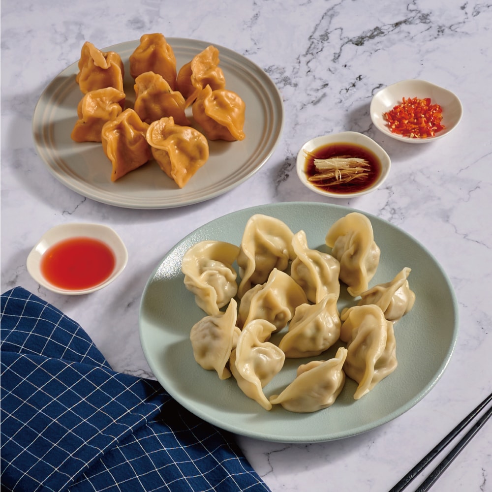 【台北美福大飯店】海鮮雙饗水餃4件組(48顆)