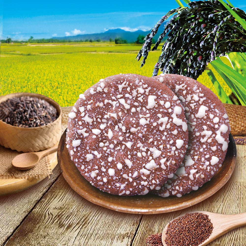 【旺旺】黑米米果-紅藜口味 126g