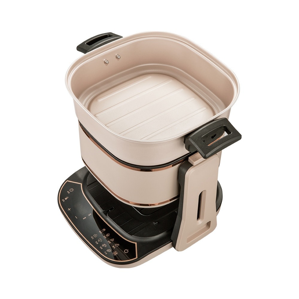 【BOSO】迷你廚房 全能料理玻璃翻轉氣炸鍋 BSKT-OA45M