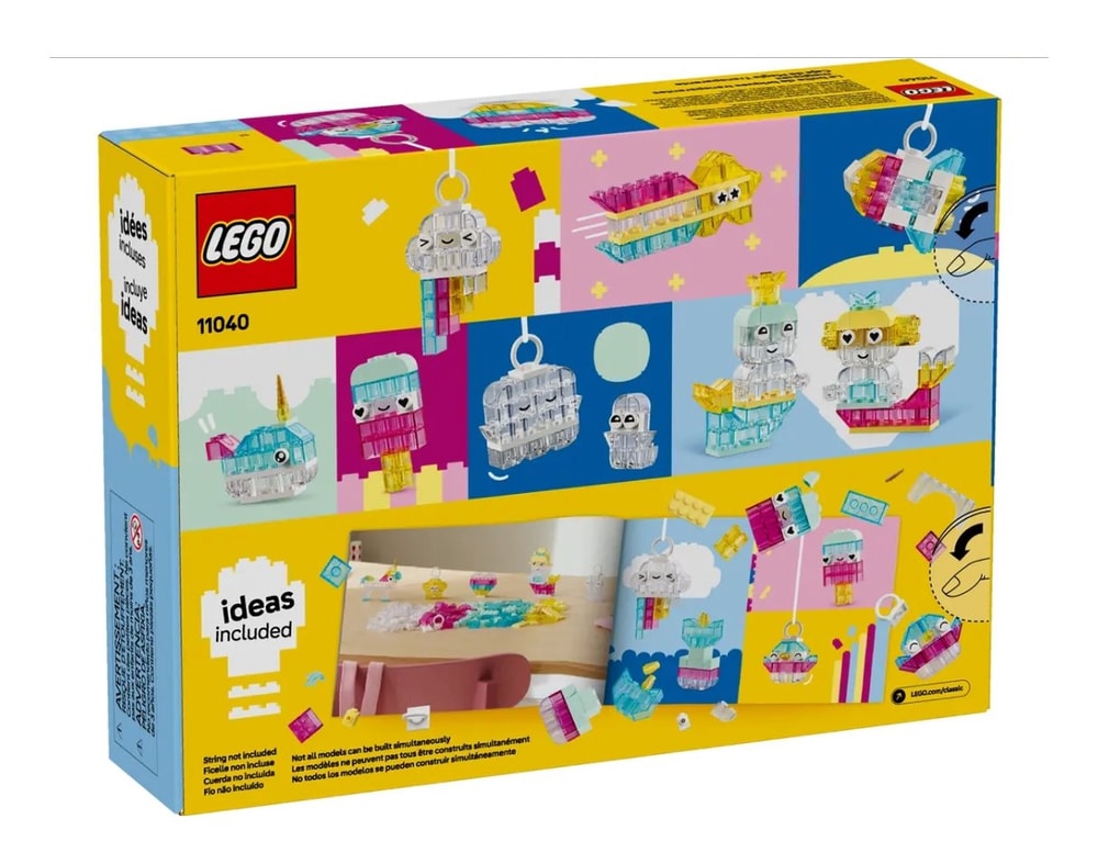 【LEGO 樂高】磚星球〡 11040 經典系列 神奇透明百寶盒 Magical Transparent Box