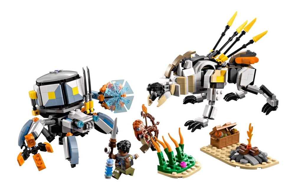 【LEGO 樂高】磚星球〡 77037 地平線系列 亞蘿伊和華爾大戰殼行者與鋸齒獸 Aloy & Varl vs. Shell-Walker & Sawtooth