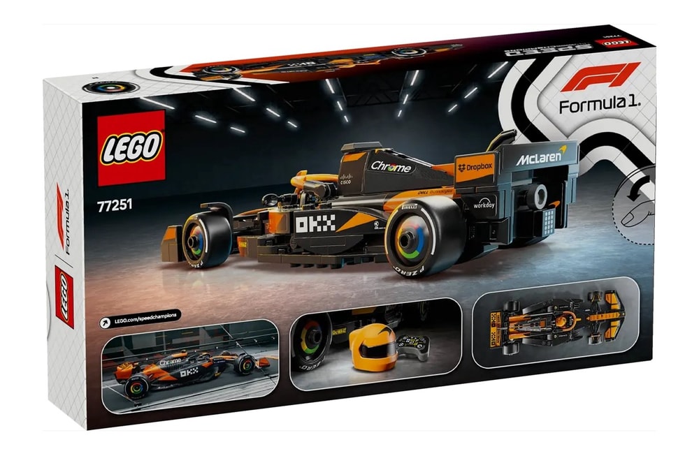 【LEGO 樂高】磚星球〡 77251 Speed系列 McLaren F1® Team MCL38 Race Car