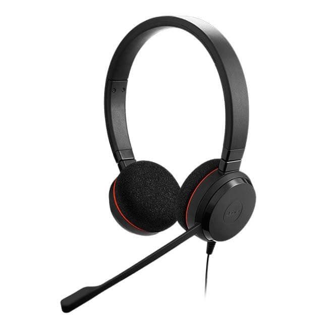 【Jabra】Jabra Evolve 20 耳罩式商務會議耳機麥克風(遠距教學頭戴式立體聲耳機麥克風)