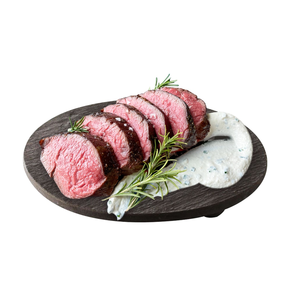 【勝崎生鮮】美國安格斯黑牛濕式熟成小菲力牛排【原塊厚切】2包組(290公克/1條)