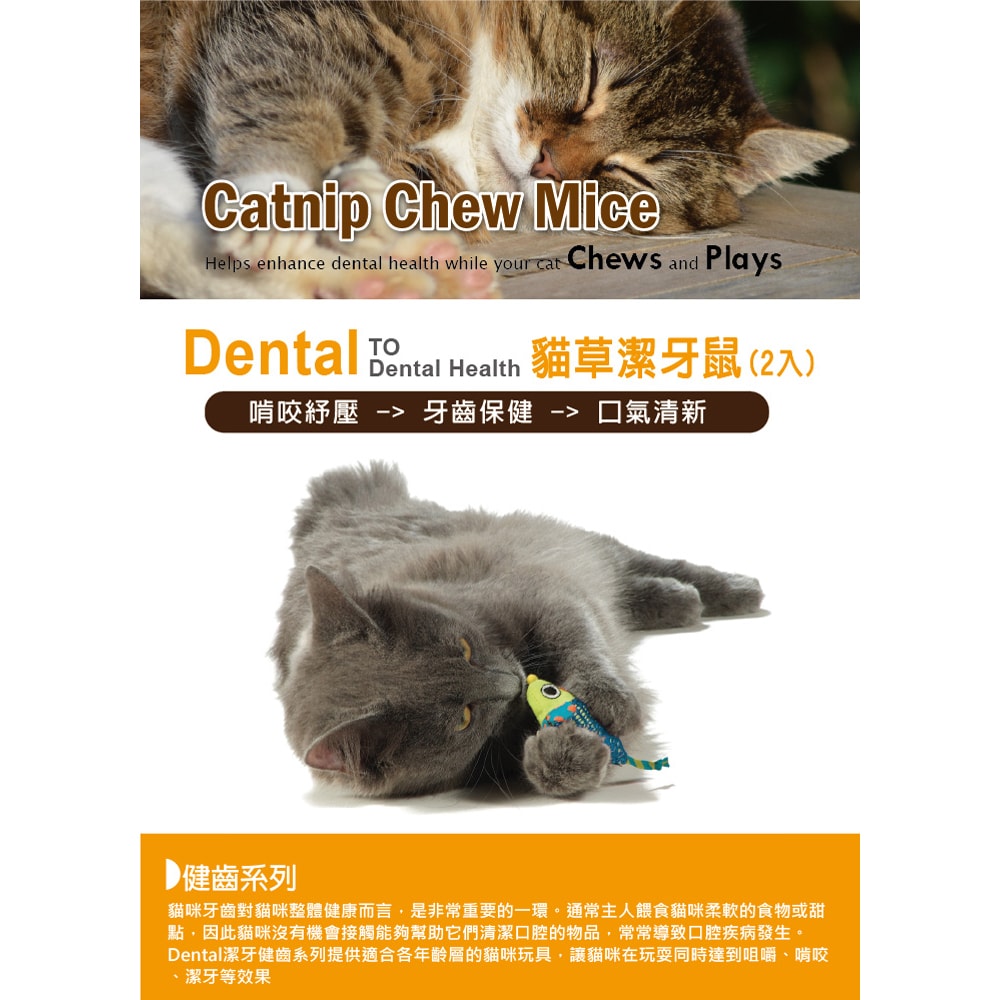 【Petstages】327 健齒網狀鼠 (2入) 貓草 貓薄荷 帆布 磨爪 撲抓 寵物玩具 貓玩具