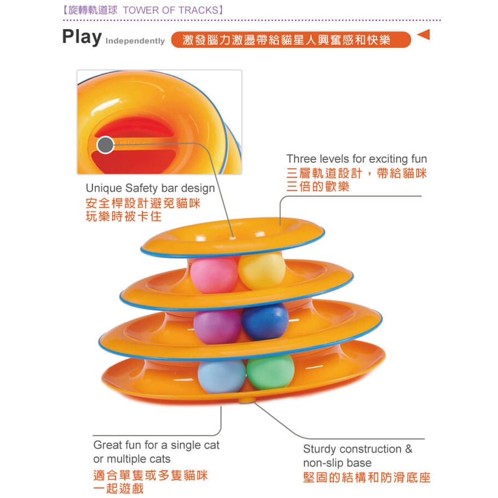 【Petstages】317 旋轉軌道球 貓草 貓薄荷 帆布 磨爪 撲抓 寵物玩具 貓玩具