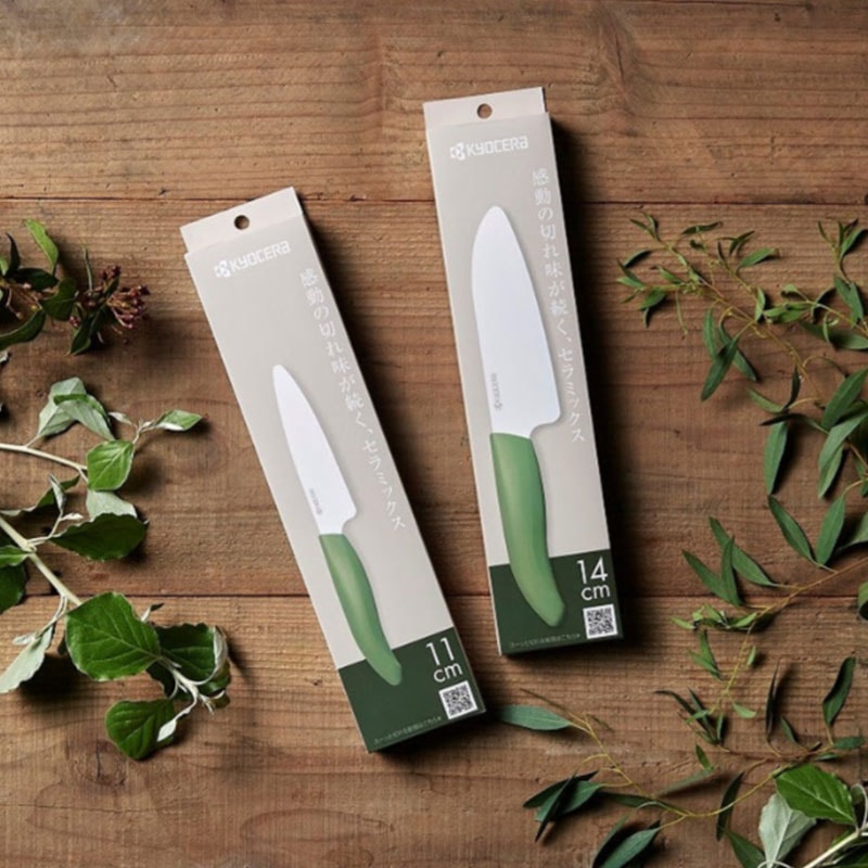 【KYOCERA 京瓷】14cm 陶瓷刀 (5色可選) 日本陶瓷刀 廚房刀 三德刀 水果刀 料理刀