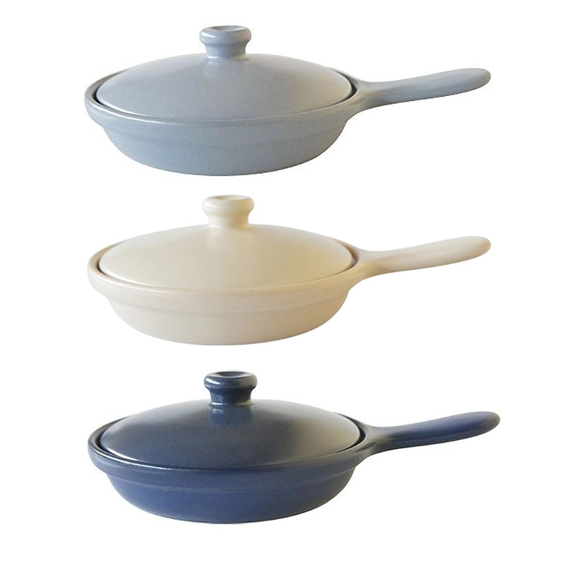 【KAI 貝印】日本 GRILLER 美濃燒 21cm 陶瓷 小煎鍋 (3色可選) 煎蛋鍋 早午餐煎鍋 廚具 陶瓷不沾鍋