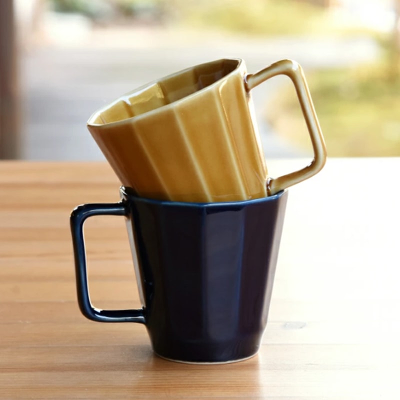 【波佐見燒】日本 重山陶器 純色馬克杯 (4色可選) 牛奶杯 茶杯 咖啡杯 水杯 日本馬克杯 日本杯子