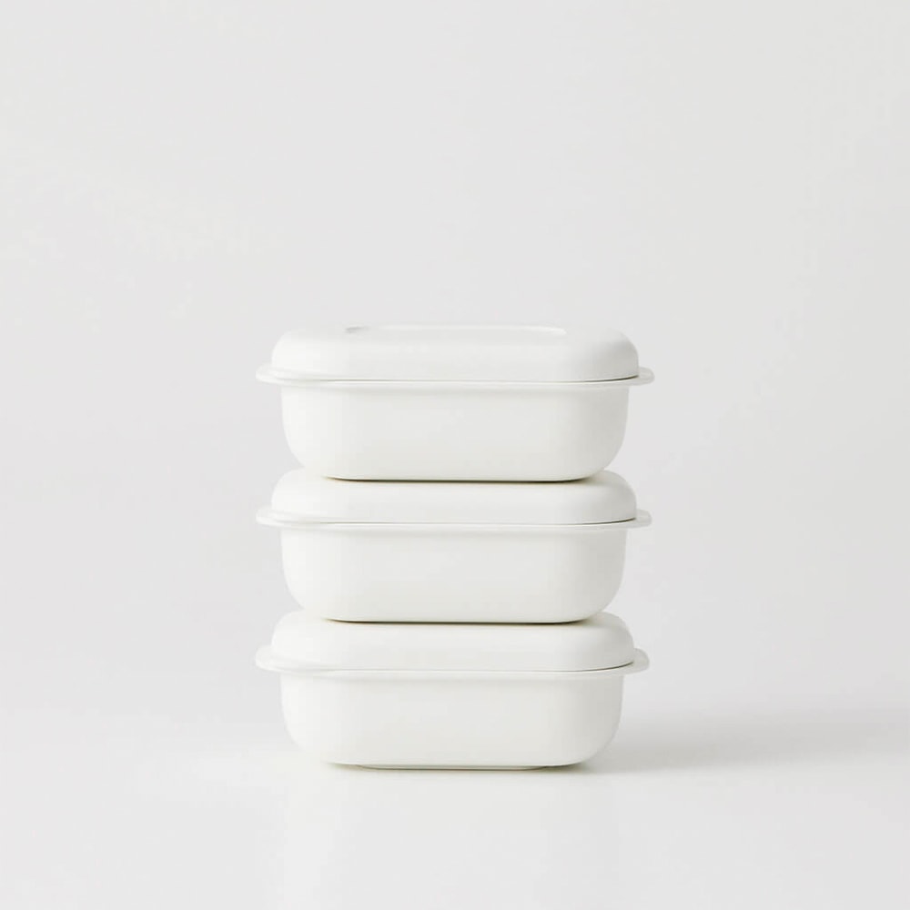 【MARNA】日本製 極系列 冷凍微波米飯/蔬菜保鮮盒-小 3入/組(原廠總代理)