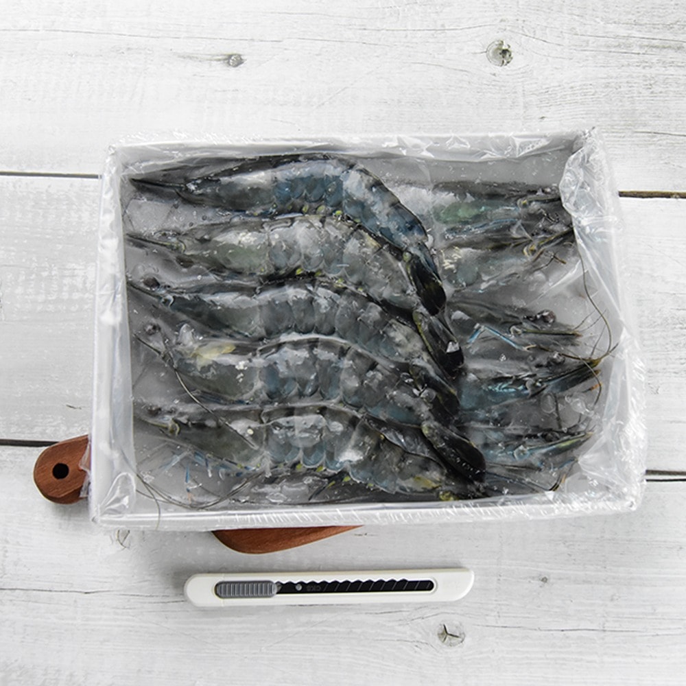 【凍凍鮮】頂級活凍草蝦10尾裝x2盒(380g/盒)