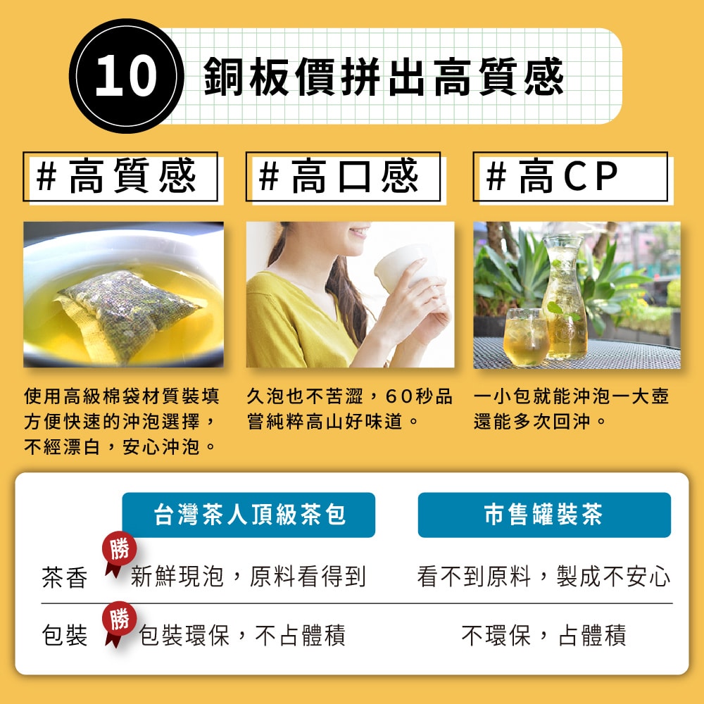 【台灣茶人】正能量系列－速甘金萱四角茶包(2g*25入)