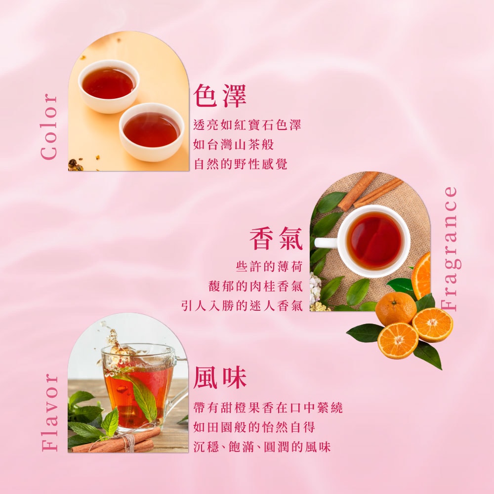 【台灣茶人】金葉金獎100%台灣茶系列-日月潭紅玉紅茶 (2.5g*15包/盒)