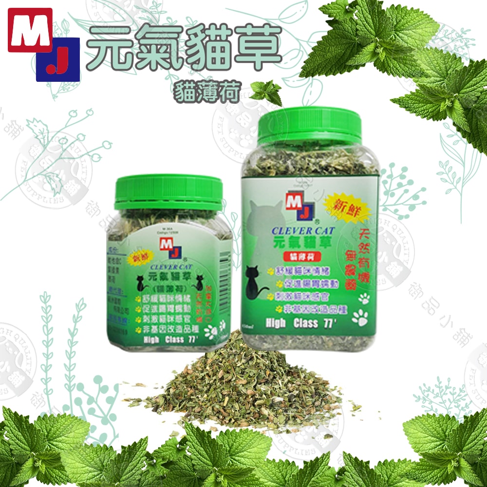 【MJ 萌洲】聰明貓 元氣貓草 30G  貓薄荷草 維他命C 葉綠素 助化毛 貓草 貓零食