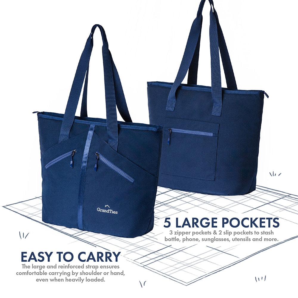 【GrandTies】20L時尚保冷托特包Tote(強效保冷/防水/大容量) GT605032021-2028