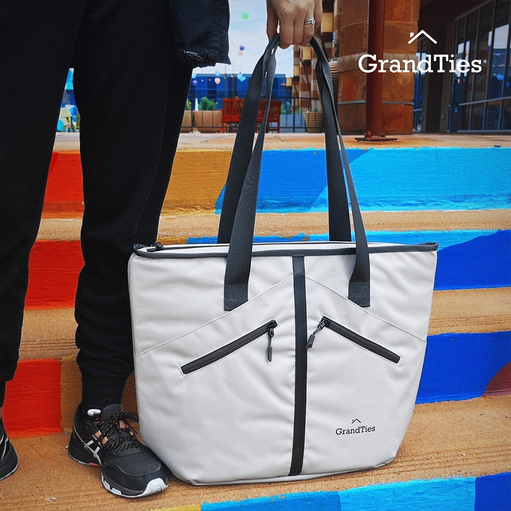 【GrandTies】20L時尚保冷托特包Tote(強效保冷/防水/大容量) GT605032021-2028
