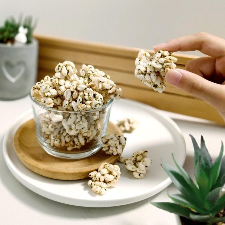 【爆爆屋】創新爆米香3包組(黑鑽巧克力/沖繩黑糖/日式海苔)