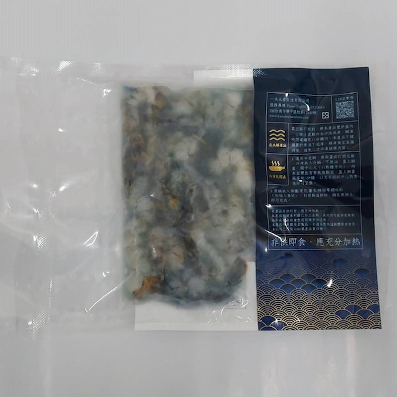 【一夫水產】斑彩車海老/斑節蝦仁-4入組(100g/12-15顆/包)