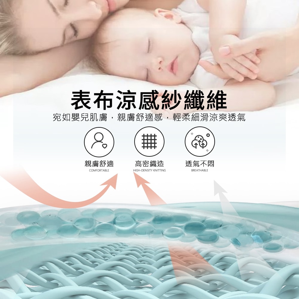 【京都手祚】買1送1 石墨烯抗菌纖維涼感墊(雙人/涼墊/保潔墊)