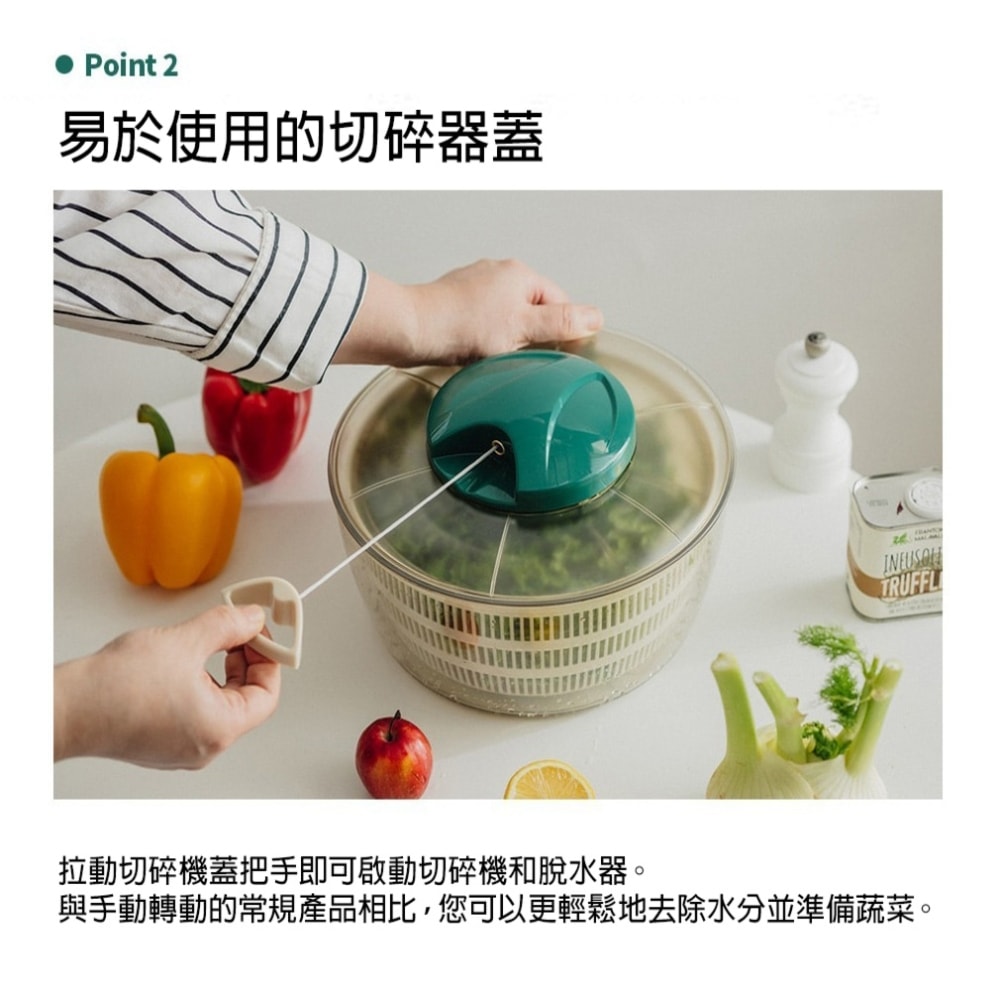 【Dr.HOWS】DAILY蔬菜脱水&切碎機 2入組-米