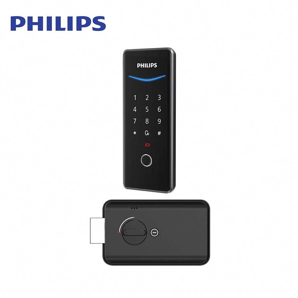 【Philips 飛利浦】EasyKey503 輔助式智能門鎖(電子鎖)-曜石黑 DDL-503(含基本安裝)