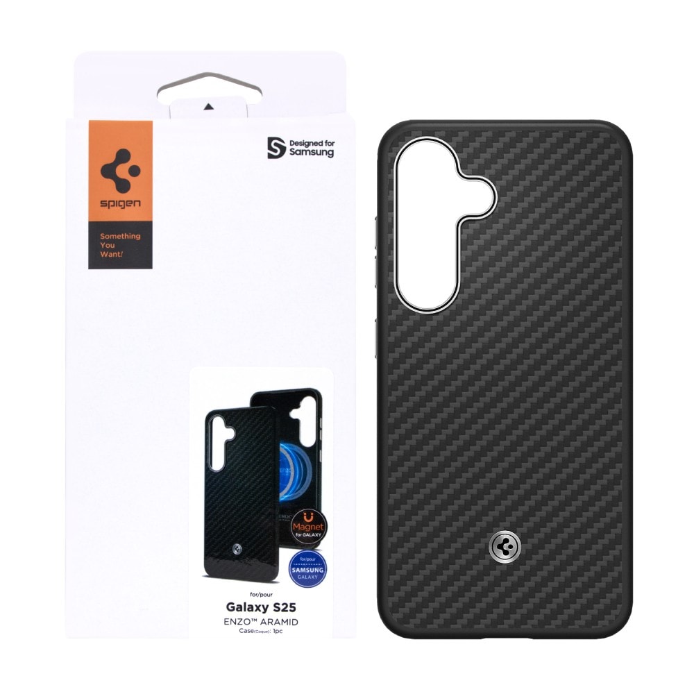 【Samsung 三星】原廠 Galaxy S25 Spigen-Enzo軍規磁吸保護殼 (GP-FPS931)