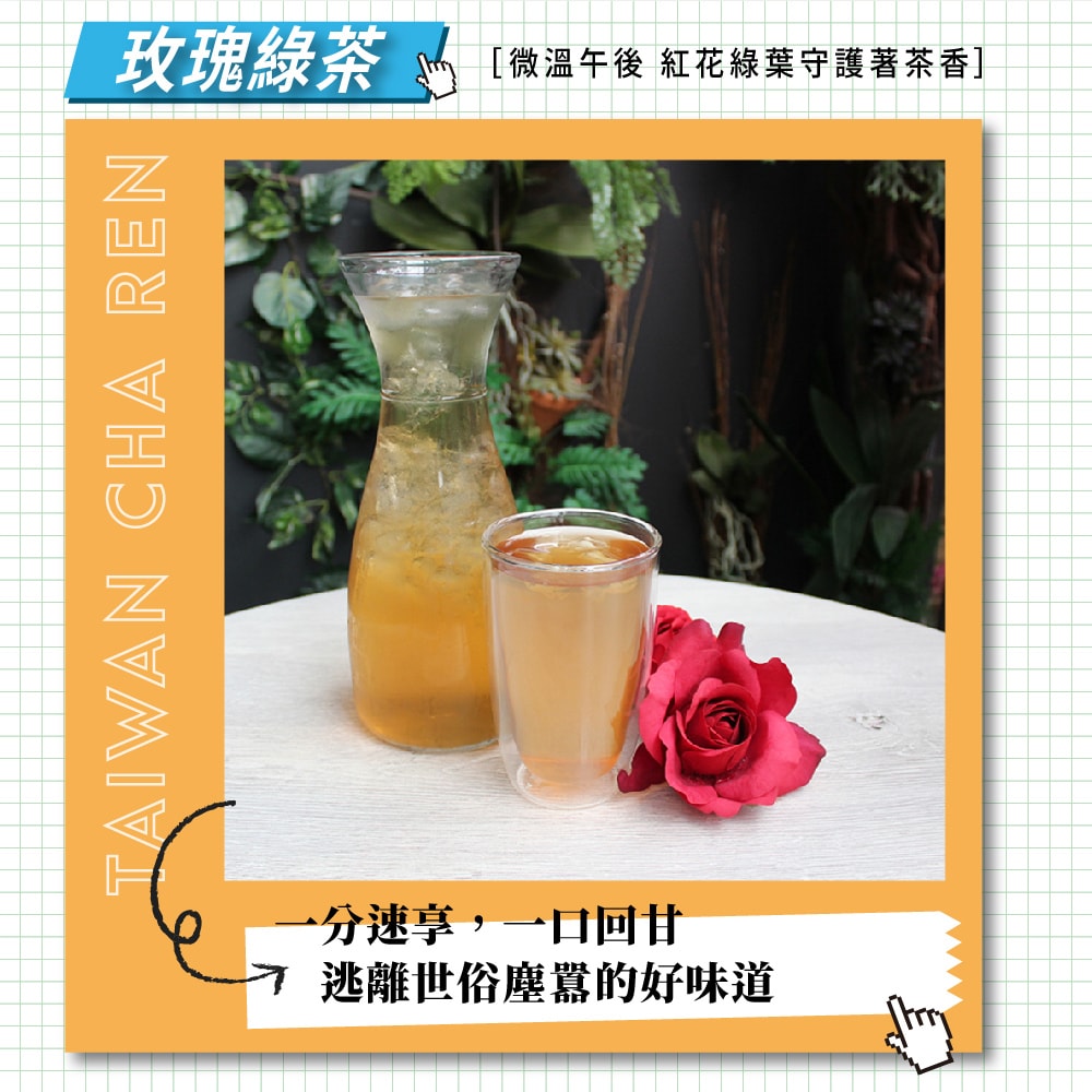 【台灣茶人】正能量系列－任選 ( 速甘金萱 / 長韻烏龍 / 玫瑰綠茶 / 靠譜紅茶 )-3件組