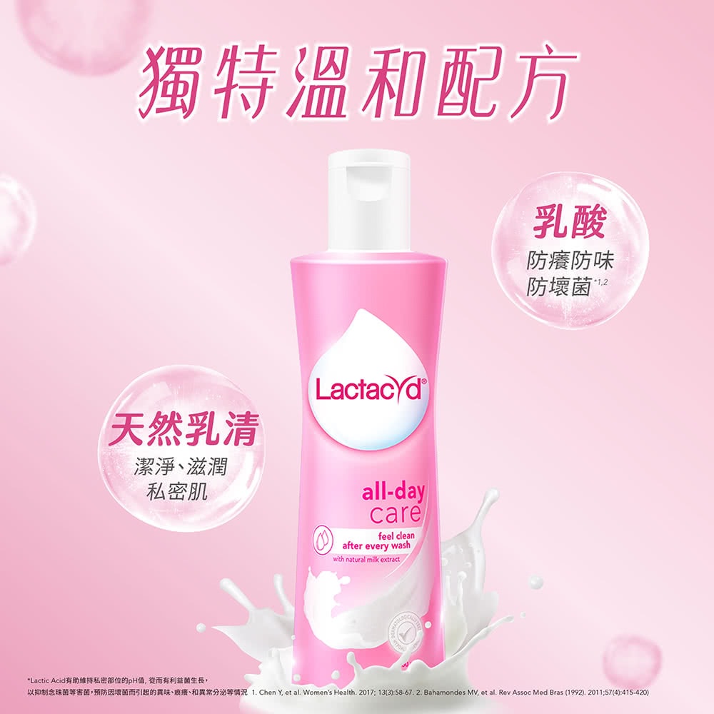 【Lactacyd 立朵舒】私密潔浴露 250ml/任選1瓶 (私密清潔 私密保養)