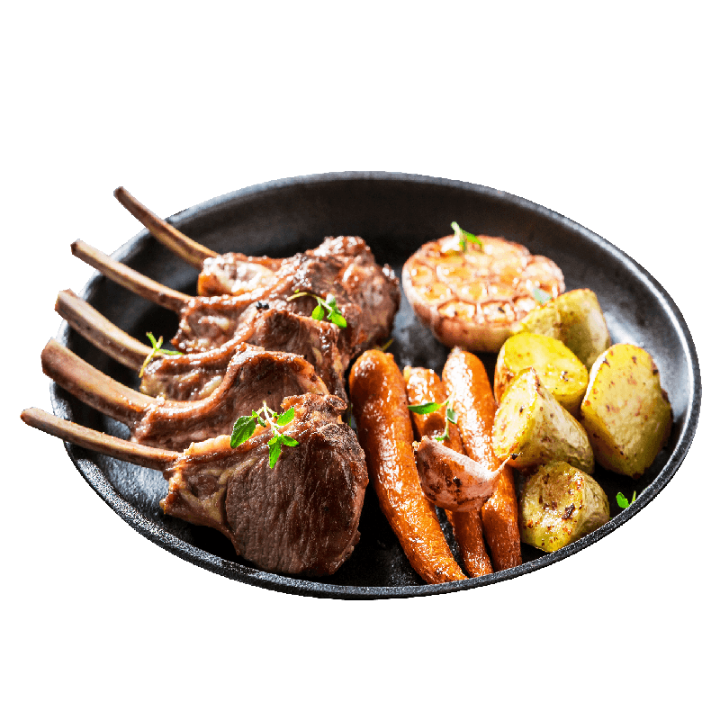 【勝崎生鮮】紐西蘭頂級小羊OP肋排2盒組(300公克/盒)