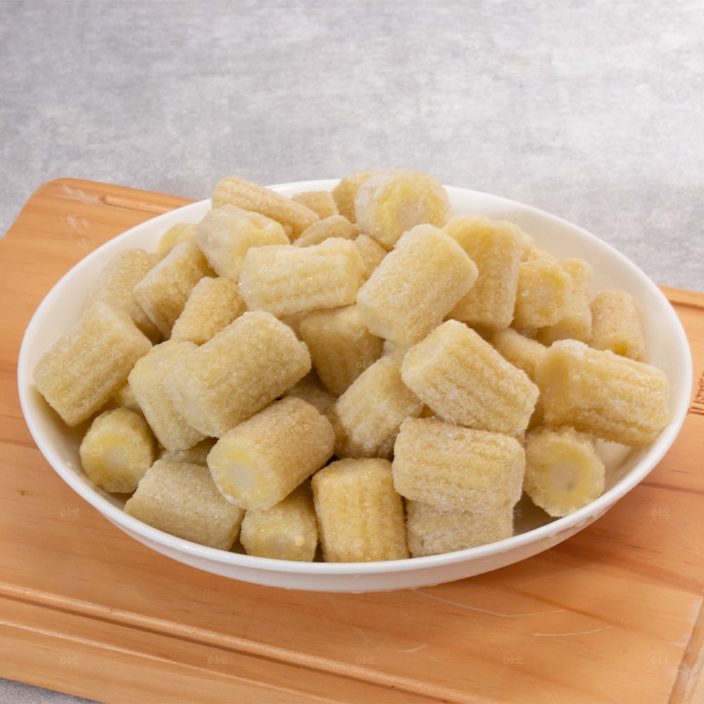 【巧食家】冷凍玉米筍-切段X5包 (1KG經濟量販包)