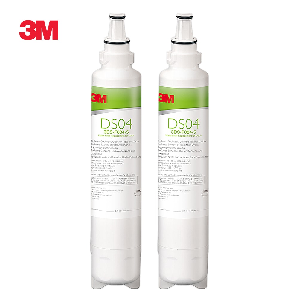 【3M】DS04 長效型DIY淨水器替換濾心2入
