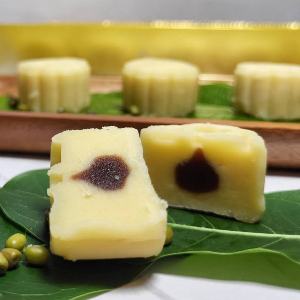 【好神】皇室御用小點冰心綠豆糕(300g/15顆/盒)3盒