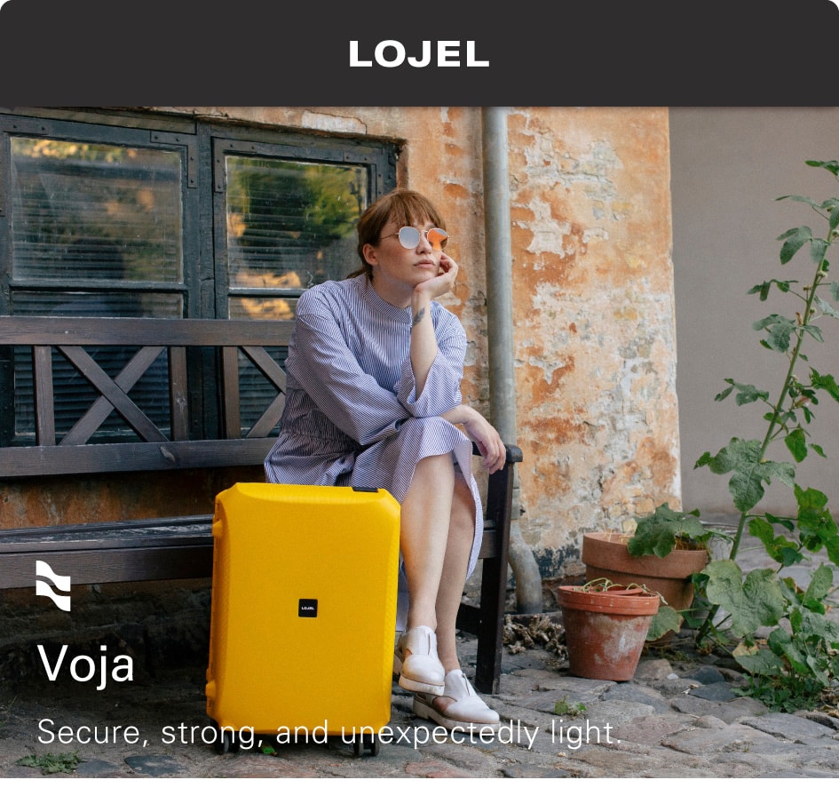 【LOJEL】VOJA 七色系 PP框架拉桿箱 行李箱 KOL 21吋旅行箱｜趣買購物
