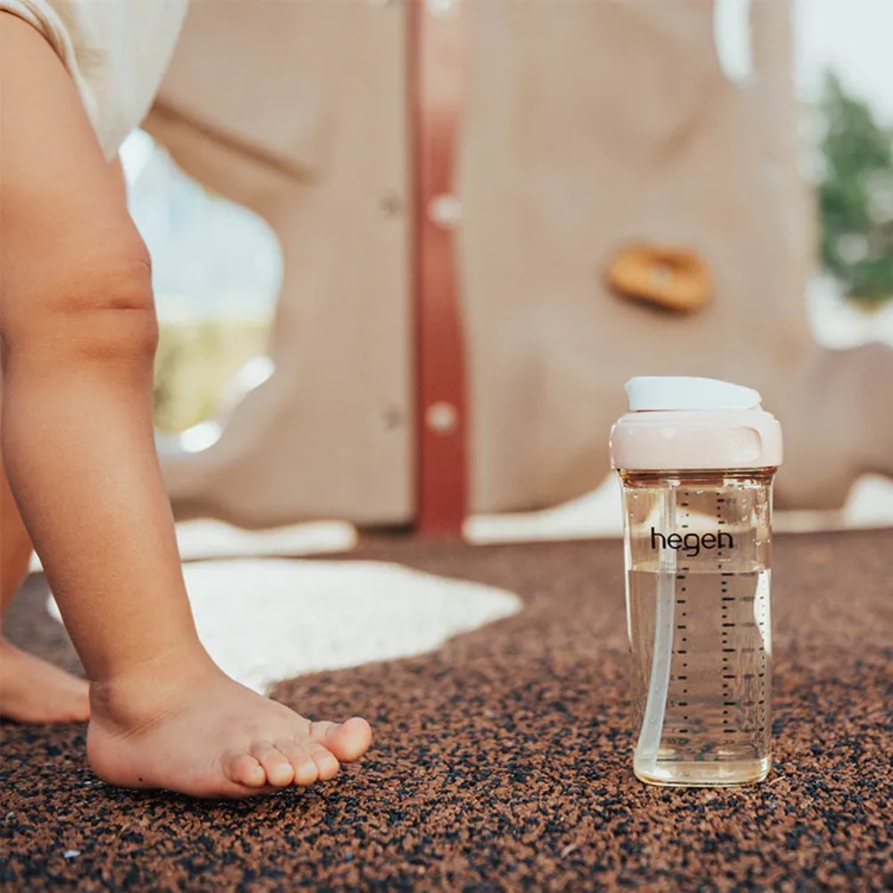 【hegen】PCTO™ 輕飲時光PPSU方圓型寬口吸管杯3.0 330ml