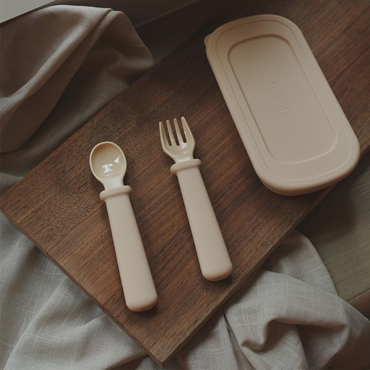 【hegen】成長餐桌兒童學習餐具|多功能叉匙組