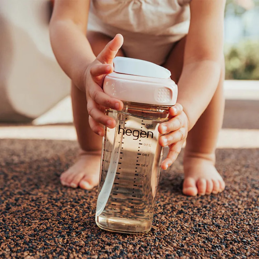 【hegen】PCTO™ 輕飲時光PPSU方圓型寬口吸管杯3.0 330ml