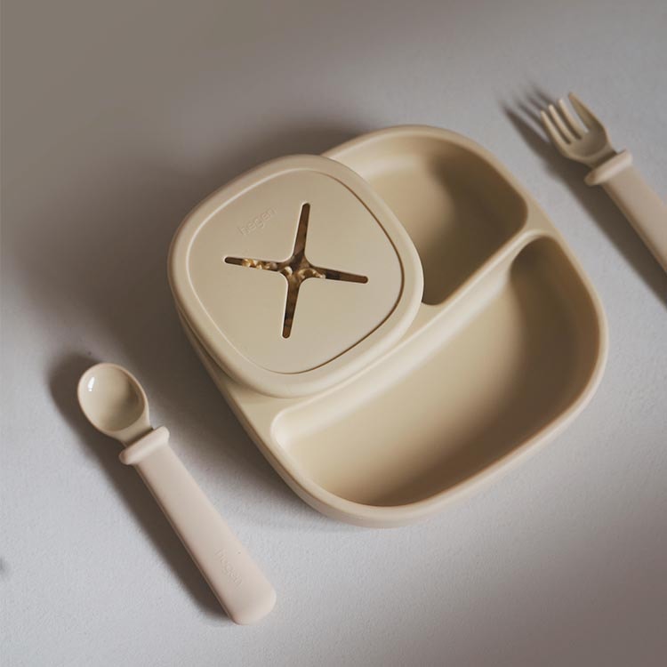 【hegen】成長餐桌兒童學習餐具|學習餐盤