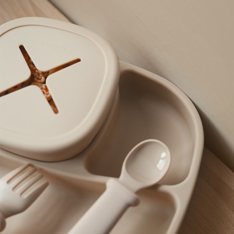 【hegen】成長餐桌兒童學習餐具|學習餐盤