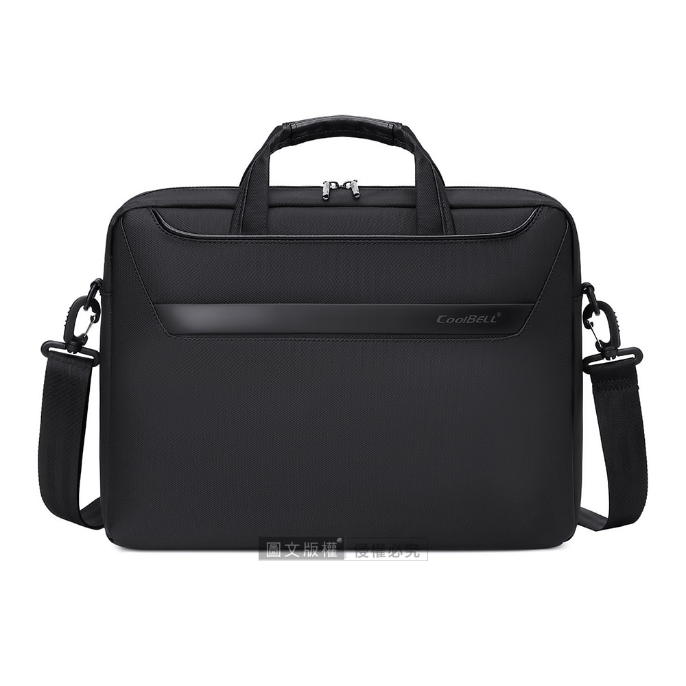 【CoolBell】新時代筆電包 15.6吋 商務公事側背包 大容量防潑水 內置防震海綿