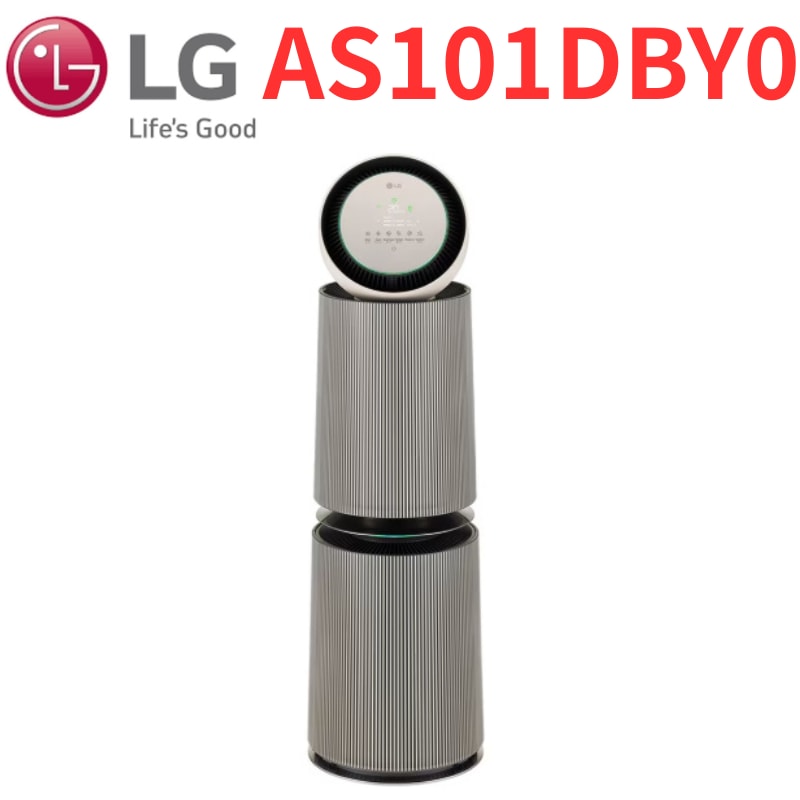 【LG 樂金】PuriCare™ 360°空氣清淨機 - 寵物功能增加版二代 AS101DBY0(純運送)